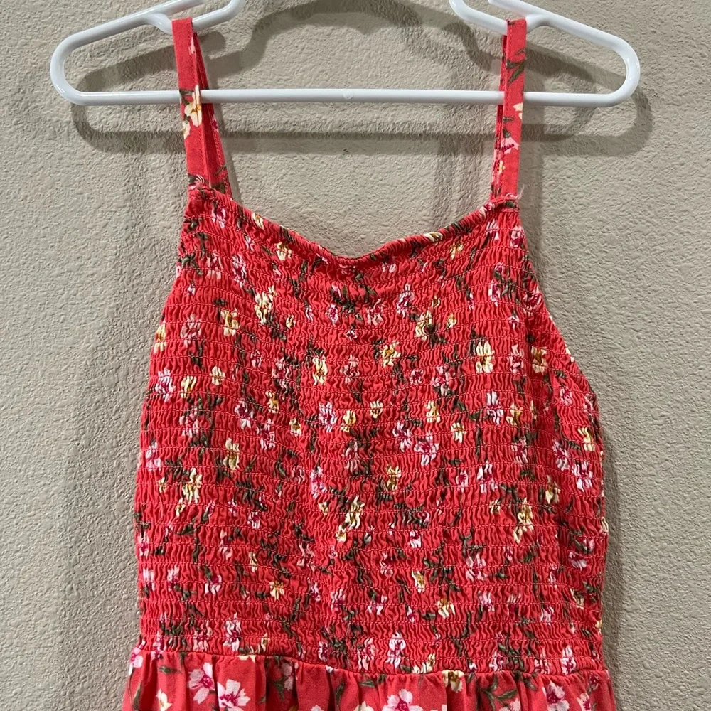 Floral Kids Dress Set - Blue, Red, Pink - Picture 6 of 8
